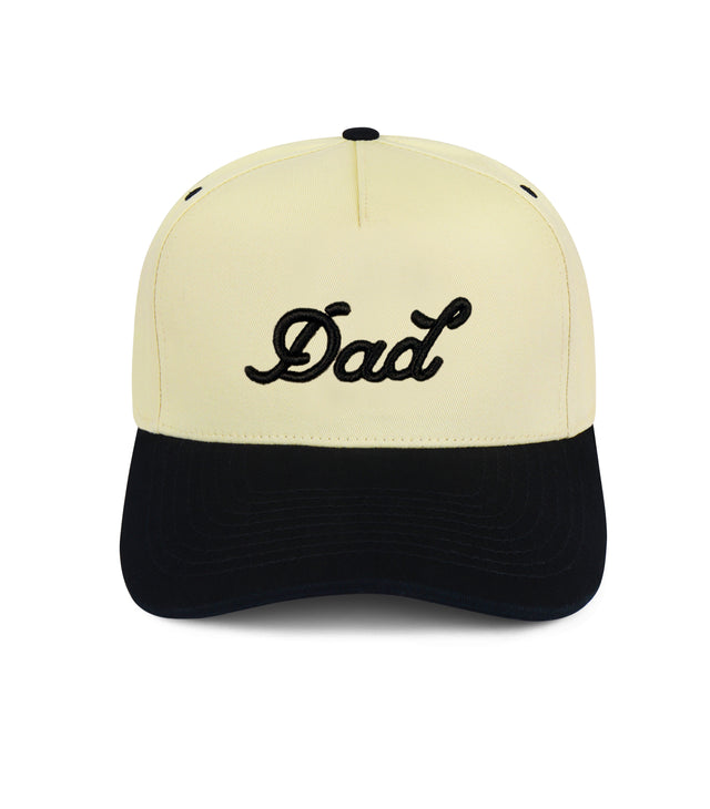 Dad Snapback - Cream & Black