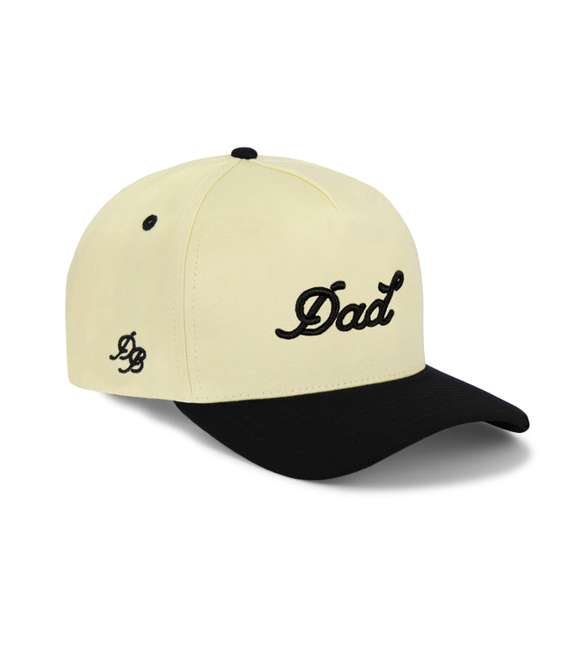 Dad Snapback - Cream & Black