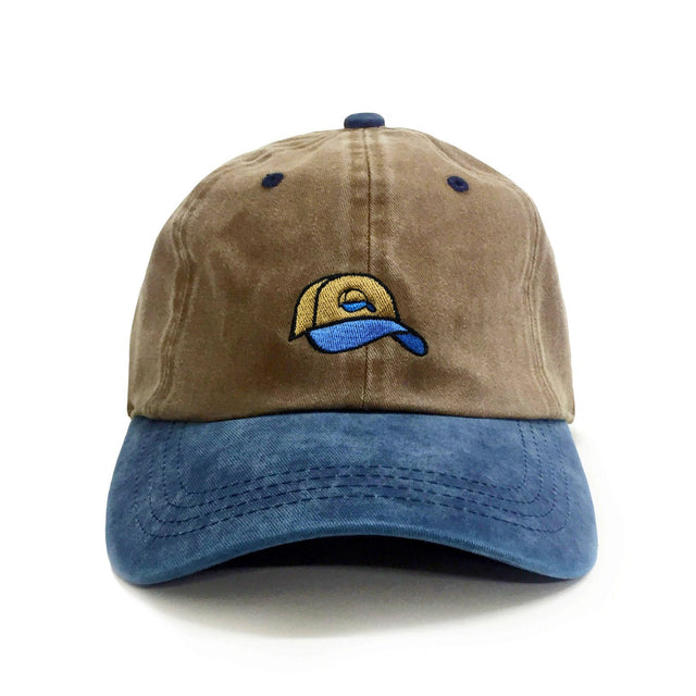 Hat Hat Hat Two-Tone Dad Hat – funny embroidered dad hat, cotton 6-panel design, comfortable and perfect gift for dads