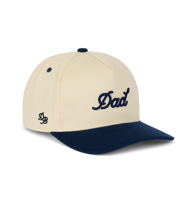 Dad Snapback - Cream & Navy