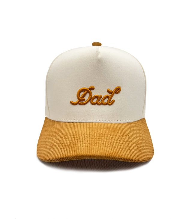 Dad - Cream/Gold Corduroy